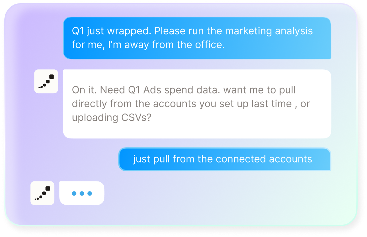 Chat conversation
