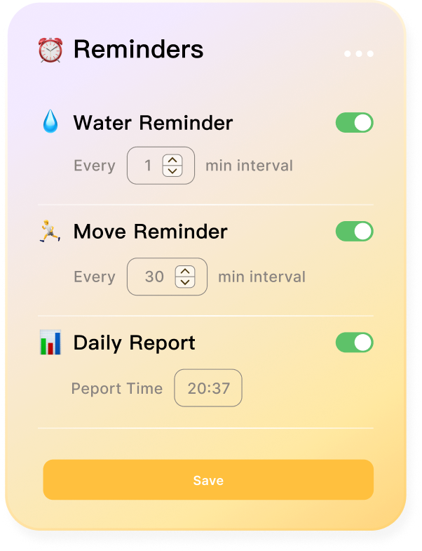Reminders app